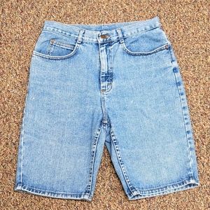 Vintage 80s LEE Highwaist Denim Shorts Sz 11 M